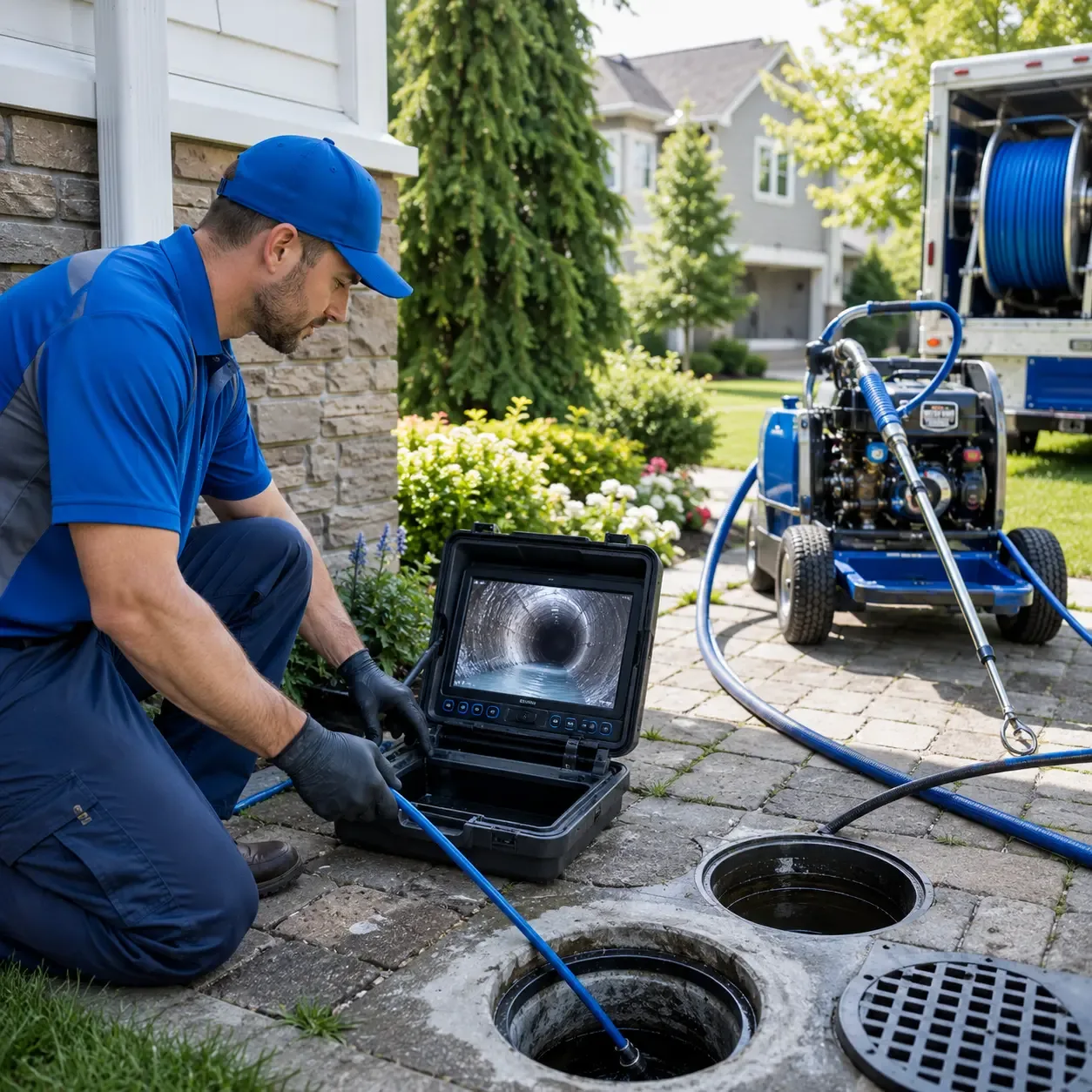 Outdoor drain cleaning professionals serving Westmoreland, KS